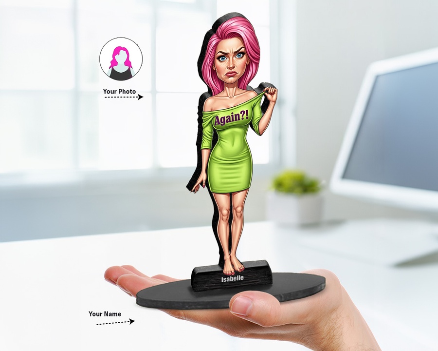 Bra Strap Malfunction figurine — custom Funny gift