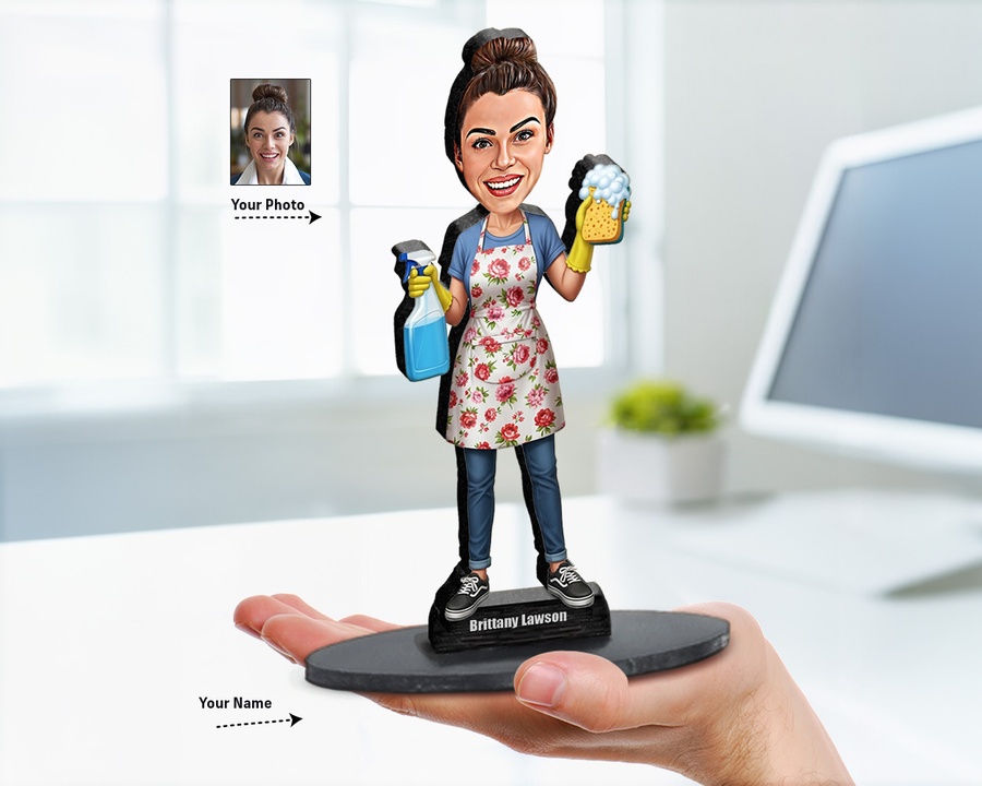 Cleaning Queen figurine — custom Funny gift