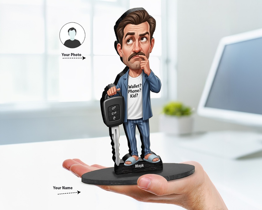 Dad Family figurine — custom Funny gift