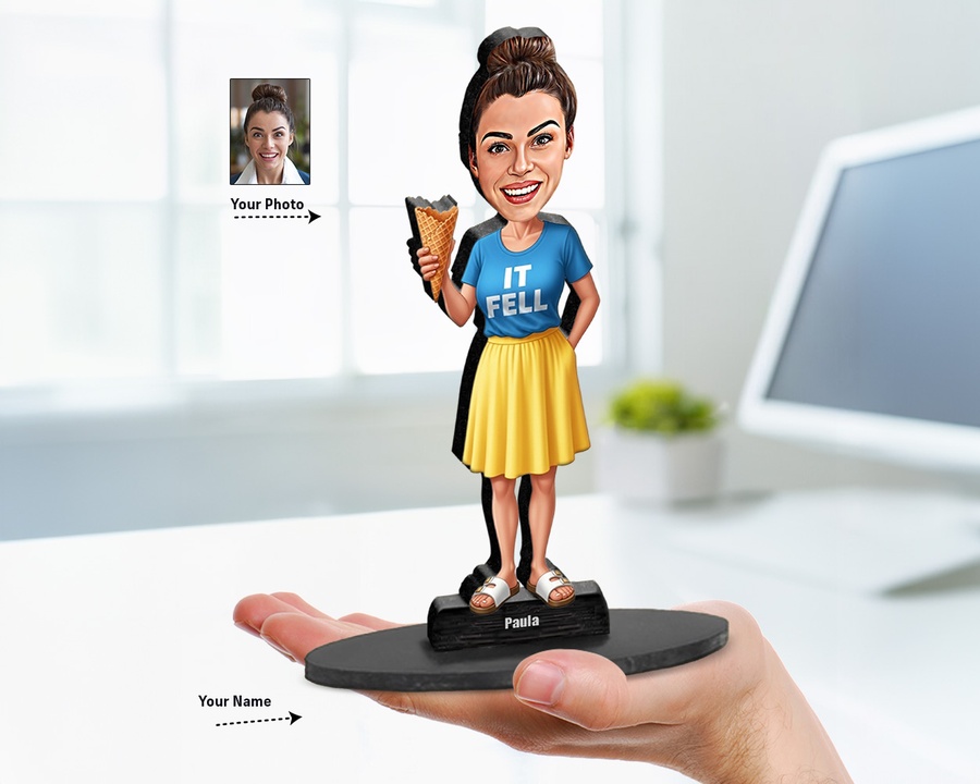 Ice Cream Accident figurine — custom Funny gift