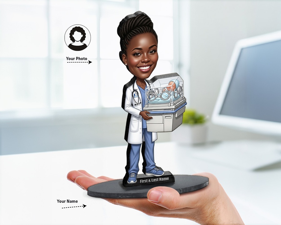 Newborn Specialist figurine — custom Healthcare gift