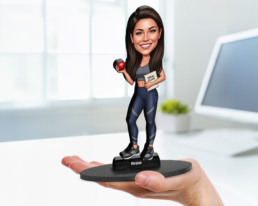 Nutritionist figurine — custom Healthcare gift