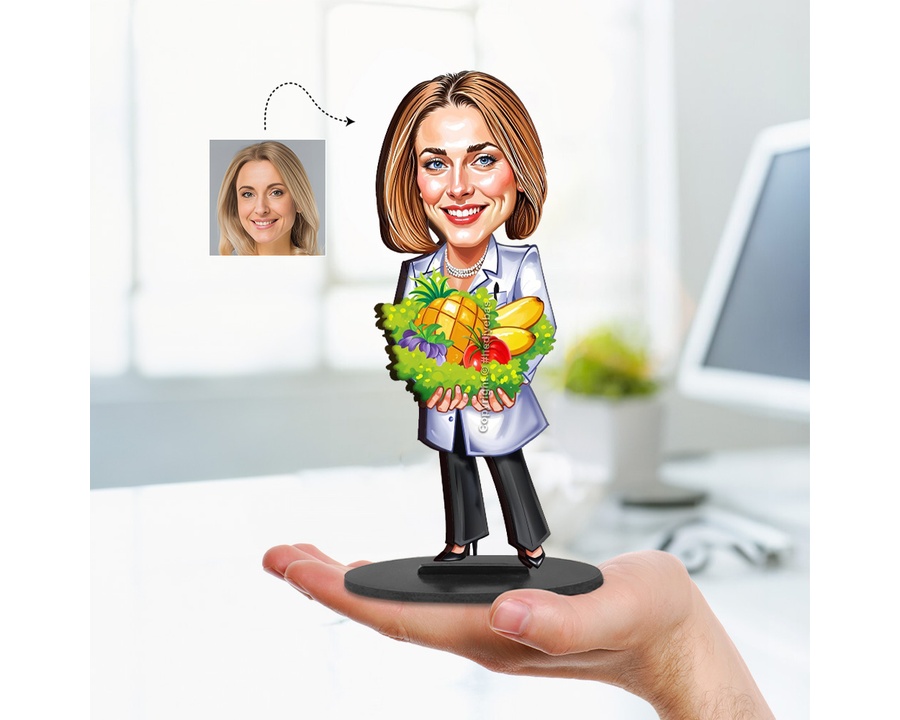 Nutritionist figurine — custom Healthcare gift