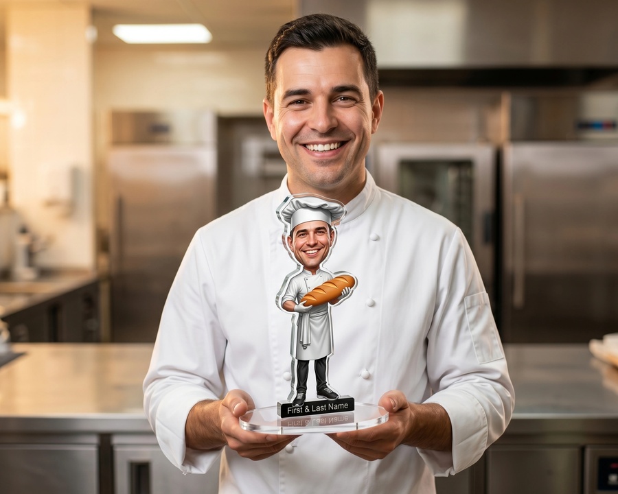 Custom chef figurine
