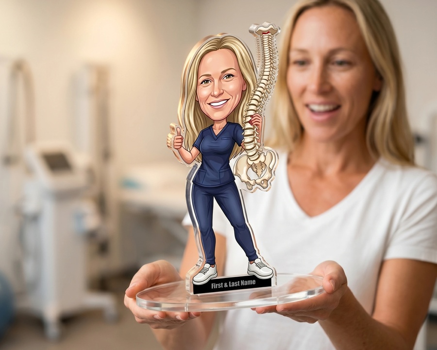 Mother and daughter figurine