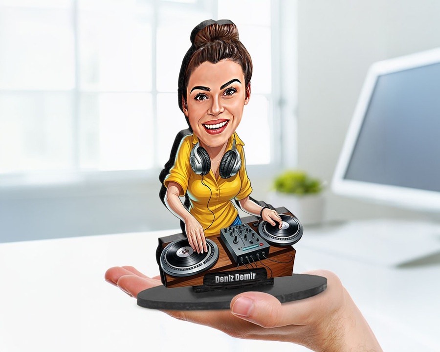 DJ figurine — custom Music gift