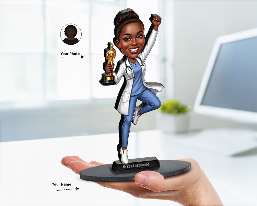 Nurse — Award figurine — custom Healthcare gift