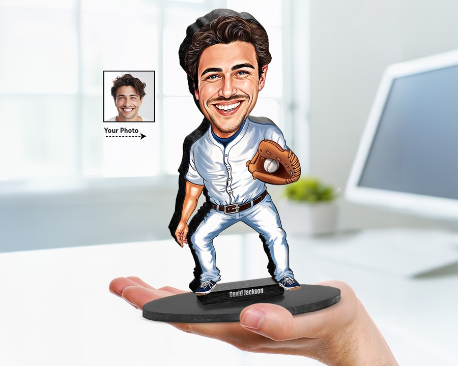 Baseball Player figurine — custom Sport gift