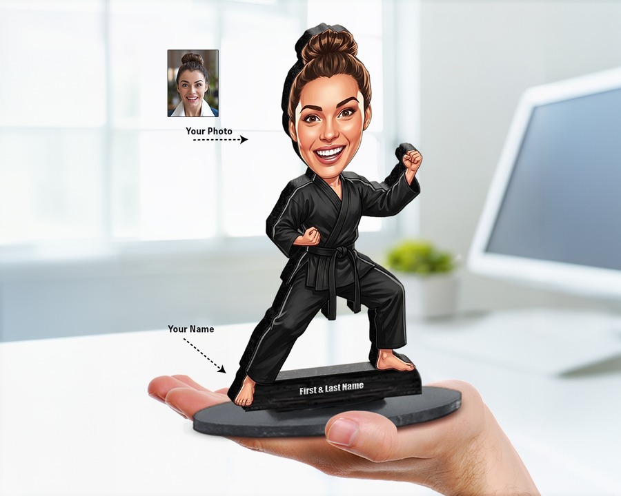 Martial Artist figurine — custom Sport gift