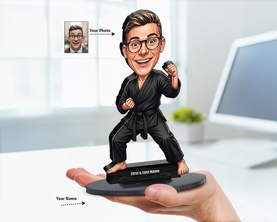 Martial Artist figurine — custom Sport gift