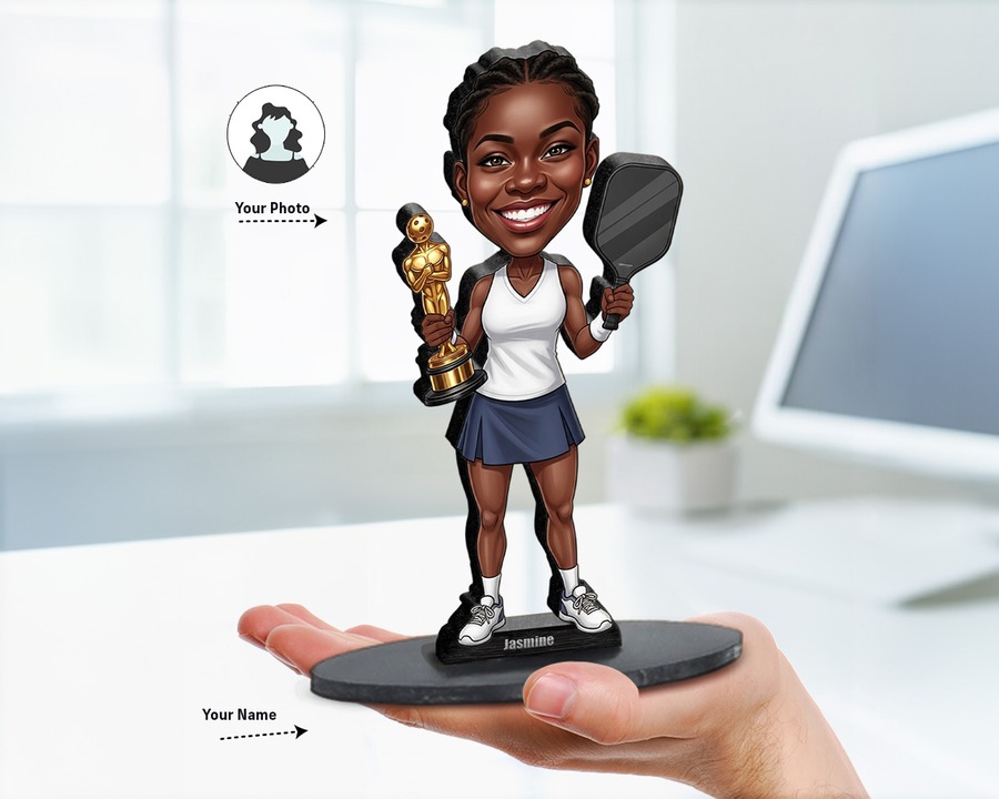 Pickleball Player figurine — custom Sport gift