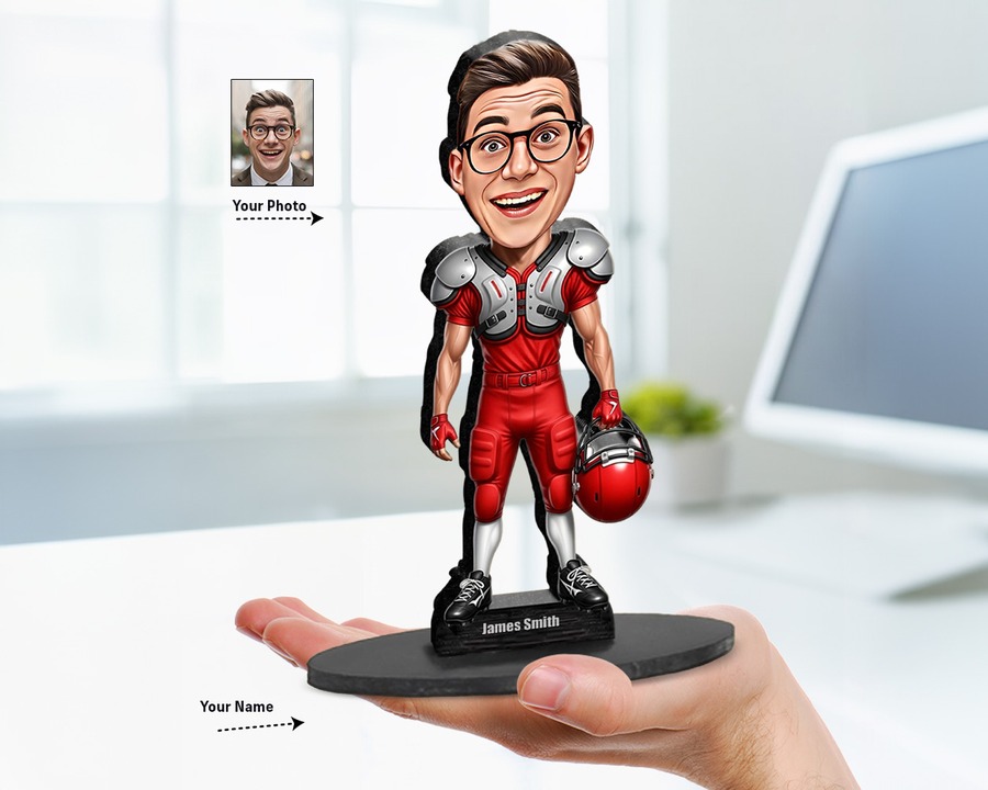 Soccer Player figurine — custom Sport gift