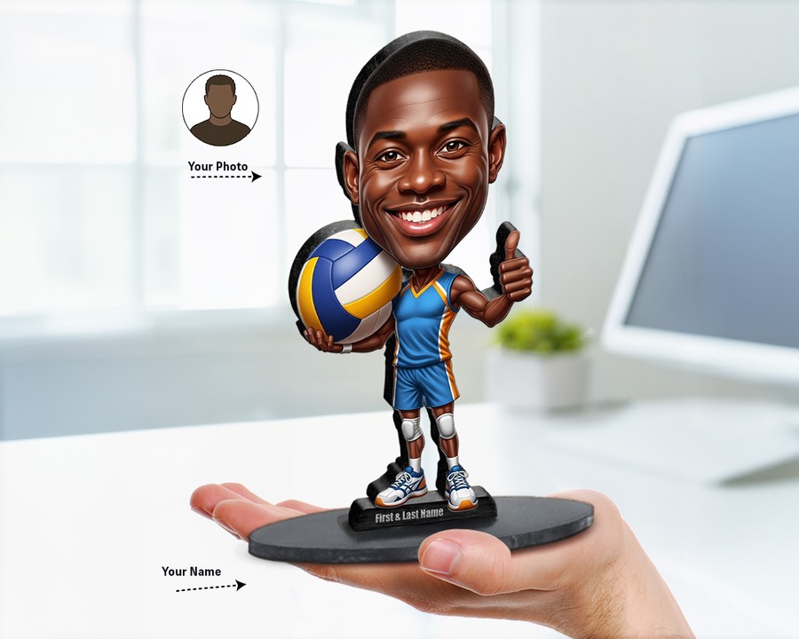Volleyball Player figurine — custom Sport gift