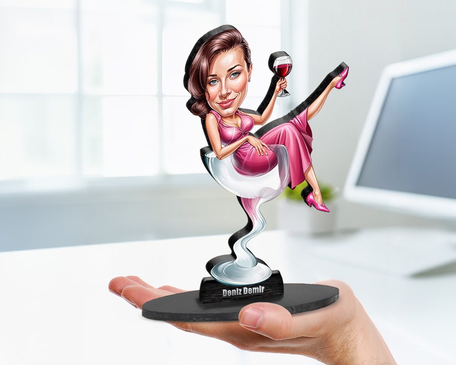 Figure Skater — Woman figurine — custom Sport gift